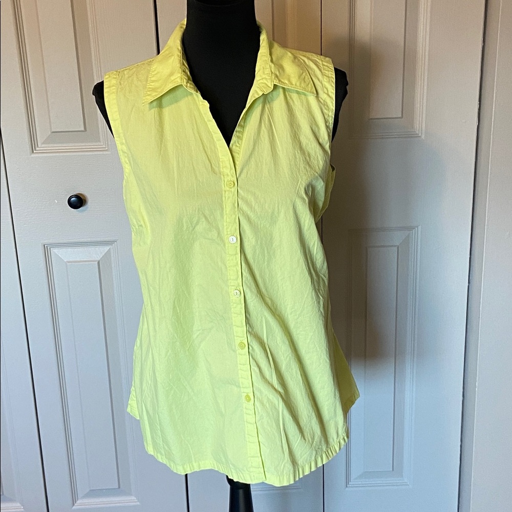 Maternity Announcements Sleeveless Lime Green Women’s Maternity Top Size Large